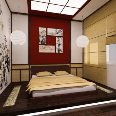 Фото 8 - ремонт спальни в квартире в японском стиле